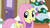Size: 1280x720 | Tagged: safe, screencap, fluttershy, pegasus, pony, g4, my little pony best gift ever, :o, clothes, earmuffs, female, fluttershy's purple sweater, mare, open mouth, snow, solo, sweater, sweatershy, winter outfit