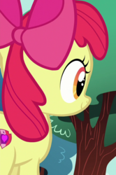 Size: 478x720 | Tagged: safe, screencap, apple bloom, earth pony, pony, g4, marks for effort, adorabloom, bow, cropped, cute, female, filly, hair bow, smiling
