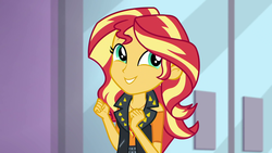 Size: 1920x1080 | Tagged: safe, screencap, sunset shimmer, a fine line, equestria girls, equestria girls series, g4, cute, female, shimmerbetes, solo
