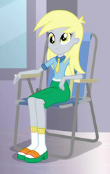 Size: 475x745 | Tagged: safe, screencap, derpy hooves, a fine line, equestria girls, equestria girls series, g4, cropped, female, sitting, solo
