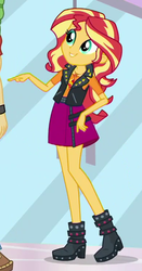 Size: 388x738 | Tagged: safe, screencap, sunset shimmer, a fine line, equestria girls, g4, my little pony equestria girls: better together, cropped, female, geode of empathy, magical geodes, solo