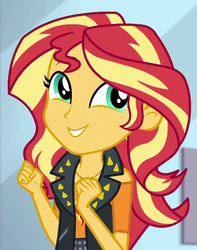Size: 850x1080 | Tagged: safe, screencap, sunset shimmer, a fine line, equestria girls, equestria girls series, g4, cropped, female, solo