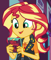 Size: 784x919 | Tagged: safe, screencap, sunset shimmer, a fine line, equestria girls, equestria girls series, g4, cropped, female, geode of empathy, magical geodes, solo, tirek's revenge