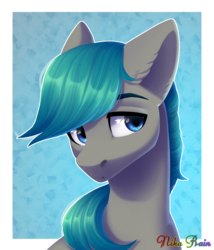Size: 3000x3508 | Tagged: safe, artist:nika-rain, oc, oc only, pony, bust, commission, high res, portrait, solo