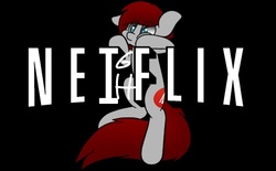 Size: 484x300 | Tagged: safe, edit, oc, oc only, pony, netflix, parody, ponified, solo