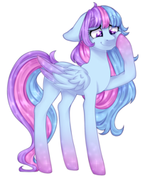 Size: 1035x1227 | Tagged: safe, artist:dustyonyx, oc, oc only, oc:astoria, pegasus, pony, female, long legs, mare, simple background, solo, transparent background