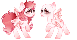 Size: 1024x529 | Tagged: dead source, safe, artist:_spacemonkeyz_, oc, oc only, pegasus, pony, bald, base used, female, mare, simple background, solo, tongue out, transparent background