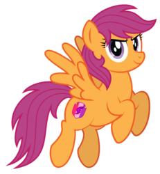 Size: 1024x1107 | Tagged: safe, artist:aleximusprime, scootaloo, pegasus, pony, g4, cutie mark, female, mare, older, older scootaloo, simple background, smiling, solo, the cmc's cutie marks, transparent background