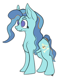 Size: 1196x1568 | Tagged: safe, artist:overlord pony, petunia paleo, pony, g4, female, mare, simple background, solo, teenager, transparent background