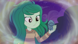 Size: 1920x1080 | Tagged: safe, screencap, wallflower blush, equestria girls, equestria girls specials, g4, my little pony equestria girls: better together, my little pony equestria girls: forgotten friendship, female, memory stone, solo