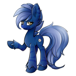 Size: 700x700 | Tagged: safe, artist:sliver ring, oc, oc only, oc:dark straw, hybrid, pony, zony, female, simple background, solo, transparent background