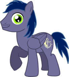 Size: 1362x1524 | Tagged: safe, artist:shadymeadow, oc, oc only, oc:phineas nightanchor, pegasus, pony, male, simple background, solo, stallion, transparent background