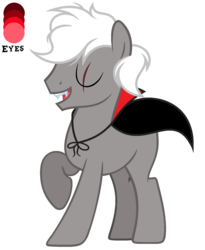 Size: 1168x1424 | Tagged: safe, artist:diamond-chiva, oc, oc only, pony, vampony, male, simple background, solo, stallion, transparent background