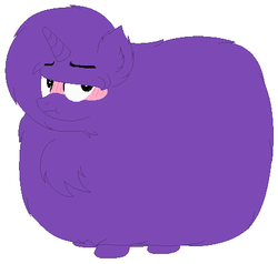 Size: 440x418 | Tagged: safe, artist:phantom-train, oc, oc only, fluffy pony, pony, solo