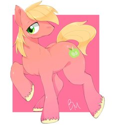 Size: 931x1024 | Tagged: safe, artist:91o42, big macintosh, earth pony, pony, g4, male, missing accessory, simple background, solo, stallion, unshorn fetlocks