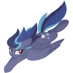 Size: 2048x2048 | Tagged: safe, artist:cinnamontee, oc, oc only, oc:swift star, pegasus, pony, female, flying, high res, mare, simple background, solo, transparent background