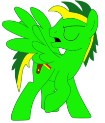 Size: 1024x1195 | Tagged: safe, artist:didgereethebrony, oc, oc only, oc:didgeree, pegasus, pony, cutie mark, eyes closed, grumpy, male, needs more saturation, solo, stallion