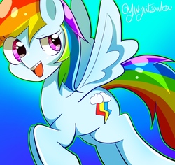 Size: 1053x996 | Tagged: safe, artist:yuyutsuka_0130, rainbow dash, pegasus, pony, g4, female, mare, solo