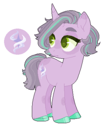 Size: 342x401 | Tagged: safe, artist:m-00nlight, oc, oc only, oc:opal eventide, pony, unicorn, female, magical lesbian spawn, mare, offspring, parent:maud pie, parent:starlight glimmer, parents:starmaud, simple background, solo, transparent background