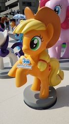 Size: 533x960 | Tagged: safe, photographer:parnkung, applejack, pinkie pie, rarity, g4, official, irl, photo, singha (brand), thailand