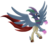 Size: 2694x2481 | Tagged: safe, artist:bbqninja501st, oc, classical hippogriff, hippogriff, pigeon, colored claws, high res, hippogriff oc, rearing, simple background, spread wings, transparent background, wings