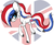 Size: 2922x2414 | Tagged: safe, artist:moonbeamzodiac, oc, oc only, oc:britannia (uk ponycon), earth pony, pony, uk ponycon, female, heart, high res, mare, mascot, simple background, solo, white background