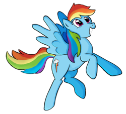 Size: 1024x930 | Tagged: safe, artist:starlight-777, rainbow dash, pegasus, pony, g4, female, happy, simple background, solo, transparent background