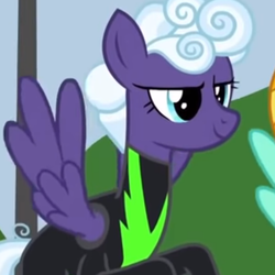Size: 500x500 | Tagged: safe, screencap, rolling thunder, pegasus, pony, g4, the washouts (episode), clothes, cropped, smiling, solo focus, uniform, washouts uniform