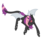 Size: 1024x796 | Tagged: safe, artist:xxxmadlenxxx, changeling, pony, dynamic, fangs, pink eyes, purple changeling, purple hair, simple background, solo, transparent background, wings