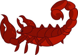 Size: 2485x1760 | Tagged: safe, artist:andoanimalia, scorpion, road to friendship, animal, simple background, solo, transparent background, vector