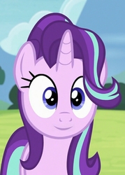 Size: 720x1004 | Tagged: safe, edit, edited screencap, editor:axal-5, screencap, starlight glimmer, pony, unicorn, g4, rock solid friendship, cropped, cute, eye, eyes, female, glimmerbetes, hair, inverted mouth, looking at you, mane, mare, solo