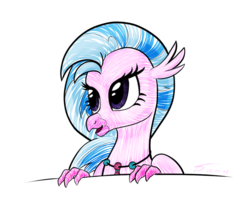 Size: 912x759 | Tagged: safe, artist:drake, silverstream, hippogriff, g4, bust