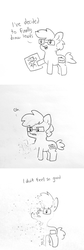 Size: 1280x3819 | Tagged: safe, artist:tjpones, oc, oc only, oc:tjpones, human, avengers: infinity war, comic, dialogue, disintegration, grayscale, i don't feel so good, implied death, lewd, lineart, monochrome, self deprecation, sketch, spoilers for another series, traditional art, tumblr 2018 nsfw purge