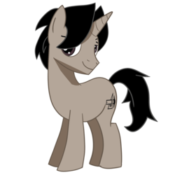 Size: 1500x1500 | Tagged: safe, artist:archooves, oc, oc only, oc:archooves, pony, unicorn, 2019 community collab, derpibooru community collaboration, male, simple background, solo, stallion, transparent background