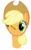 Size: 596x956 | Tagged: safe, applejack, g4, official, one eye closed, simple background, transparent background, wink