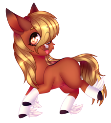 Size: 1625x1788 | Tagged: safe, artist:honeybbear, oc, oc only, earth pony, pony, female, filly, simple background, solo, tongue out, transparent background