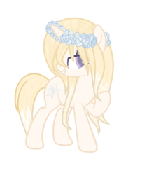 Size: 800x985 | Tagged: safe, artist:samanthiee, oc, oc only, oc:emma, pony, unicorn, female, floral head wreath, flower, mare, simple background, solo, transparent background