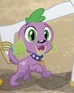 Size: 106x134 | Tagged: safe, screencap, rarity, spike, spike the regular dog, dog, equestria girls, equestria girls series, forgotten friendship, g4, cropped, male, offscreen character, paws, picture for breezies, smiling
