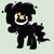 Size: 430x434 | Tagged: safe, artist:eggi-myst3ry, artist:selenaede, earth pony, pony, base used, black, black pony, crossover, cuphead, mangosteen, pac-man eyes, ponified, smiling, studio mdhr