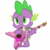 Size: 1536x1536 | Tagged: safe, edit, edited screencap, editor:lonely fanboy48, screencap, spike, dragon, g4, my little pony best gift ever, my little pony: friendship is magic, background removed, cute, guitar, i'm not gifted at gifting, musical instrument, not a vector, playing guitar, playing instrument, simple background, singing, solo, song, transparent background, winged spike, wings