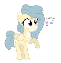 Size: 1226x1252 | Tagged: safe, artist:thatonefluffs, oc, oc only, pegasus, pony, female, filly, magical lesbian spawn, offspring, parent:pinkie pie, parents:canon x oc, simple background, solo, transparent background