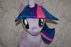 Size: 2400x1596 | Tagged: safe, artist:lanacraft, twilight sparkle, alicorn, pony, g4, bust, irl, photo, plushie, twilight sparkle (alicorn)