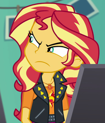 Size: 734x861 | Tagged: safe, screencap, sunset shimmer, equestria girls, equestria girls specials, g4, my little pony equestria girls: better together, my little pony equestria girls: forgotten friendship, clothes, cropped, geode of empathy, magical geodes