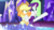 Size: 1440x810 | Tagged: safe, screencap, applejack, rarity, earth pony, pony, unicorn, g4, made in manehattan, my little pony: friendship is magic, crystal, cutie map, duo, female, hug, mare, out of context, puffy cheeks, raised hoof, x x everywhere