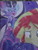 Size: 1200x1600 | Tagged: safe, artist:jeqdor, sci-twi, sunset shimmer, twilight sparkle, equestria girls, g4, my little pony equestria girls: better together, my little pony equestria girls: friendship games, confused, duality, glasses, midnight sparkle, photo, scared, self paradox, traditional art