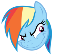 Size: 10200x7400 | Tagged: safe, artist:tardifice, rainbow dash, pony, g4, tanks for the memories, absurd resolution, evil, evil grin, grin, pure evil, pure unfiltered evil, rainbow grinch, smiling
