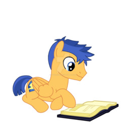 Size: 894x894 | Tagged: safe, artist:tobizgirl, flash sentry, pegasus, pony, g4, book, cutie mark, male, obtrusive watermark, reading, smiling, solo, stallion, watermark, wings