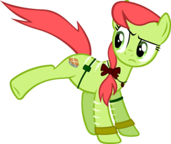 Size: 5491x4606 | Tagged: safe, artist:ironm17, peachy sweet, earth pony, pony, g4, absurd resolution, apple family member, female, mare, simple background, solo, transparent background, vector