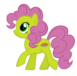 Size: 1584x1552 | Tagged: safe, artist:durpy, peachy sweet, earth pony, pony, g4, apple family member, blind bag, box art, female, mare, recolor, simple background, solo, toy, transparent background