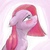 Size: 1536x1536 | Tagged: safe, artist:kurogewapony, pinkie pie, earth pony, pony, g4, blushing, crying, female, floppy ears, mare, pinkamena diane pie, simple background, solo